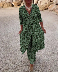 Sarah | Button-Front Two-Piece Set