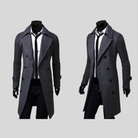 Laurent Monaco | Double-Breasted Wool Coat