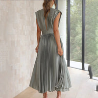 Violet & Grace | Timeless Pleated Midi Dress