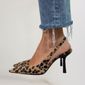 Anna | Comfortable and Elegant Women's Heels in Khaki
