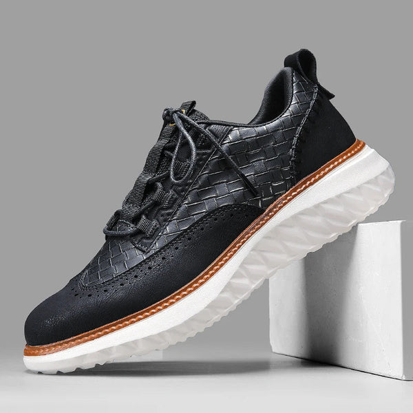 Δερμάτινα sneakers Oxford Ridge σε μπλε