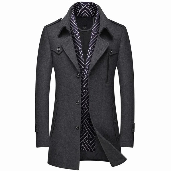 Laurent Monaco | Winter Wool Coat