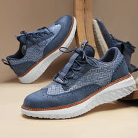 Sneakers Oxford Ridge, λεπτομέρεια μαλακού δέρματος