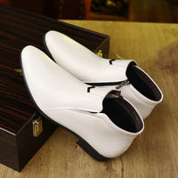 Μπότες Pierre σε μαύρο δέρμα