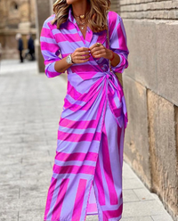 Violet & Grace | Printed Wrap Dress