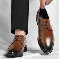 Laurent Monaco | Shiny Leather Oxford Shoes