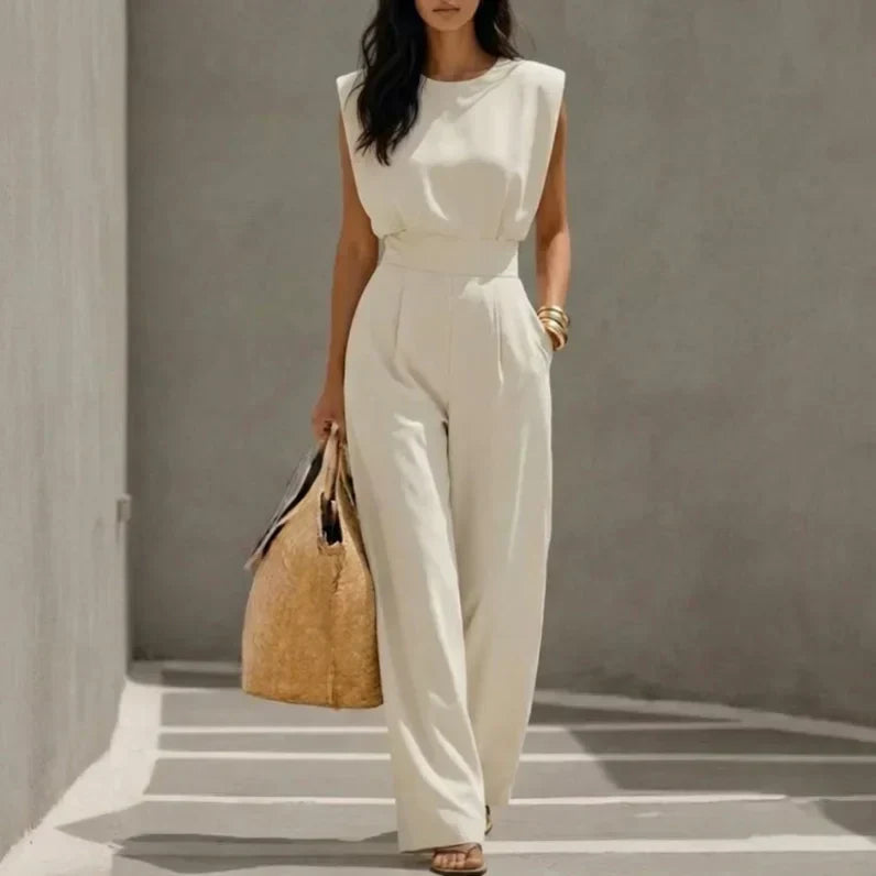 Prudence | Cinched Waist Jumpsuit