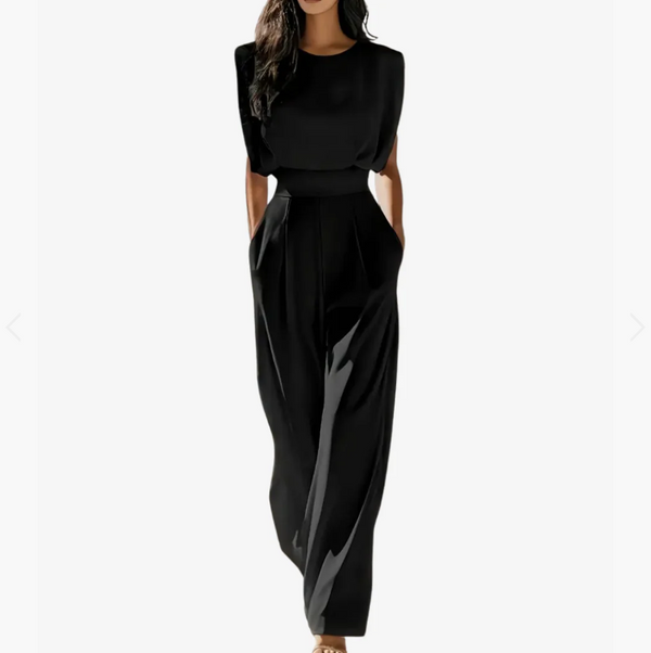 Prudence | Cinched Waist Jumpsuit