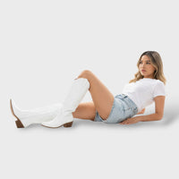 Women's Pointed-Toe Tall Western Boots