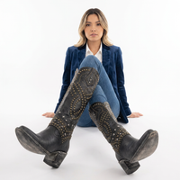 Pointed-Toe Comfort Boots