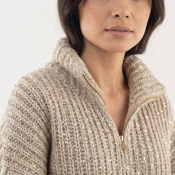 Sequin Knit Jacket