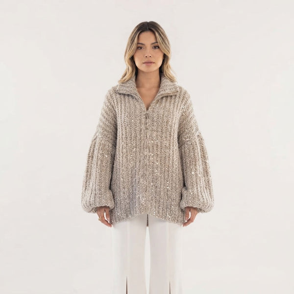 Sequin Knit Jacket