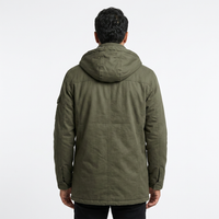 Fleece-Lined Hooded Jacket