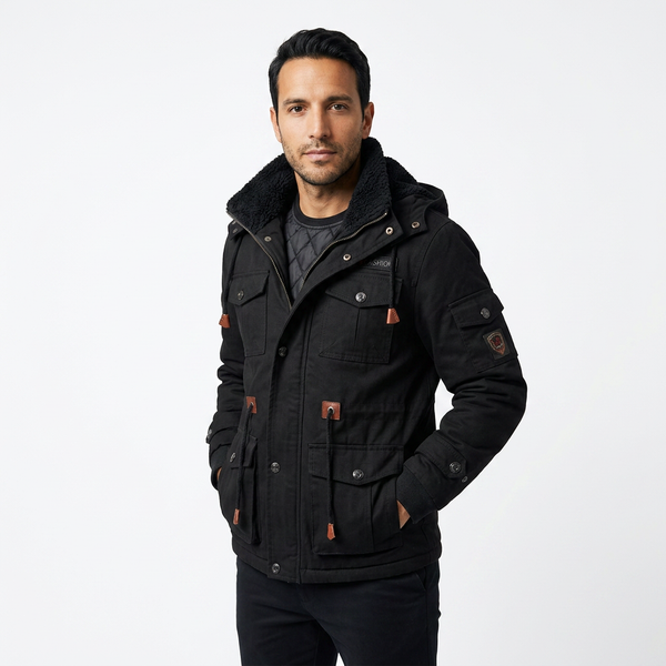 Multi-Pocket Lined Jacket