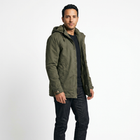 Fleece-Lined Hooded Jacket