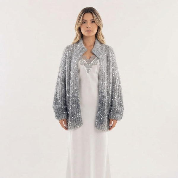 Sequin Knit Jacket