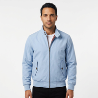 Plaid-Lined Bomber Jacket
