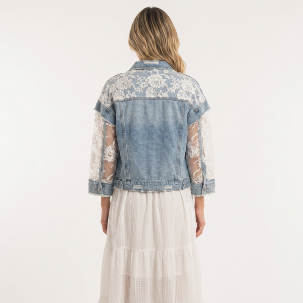 Women's Patchwork Denim Jacket