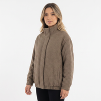 Women's Plaid Aviator Jacket