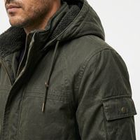 Fleece-Lined Hooded Jacket