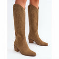 Women's Tall Embroidered Suede Cowboy Boots™
