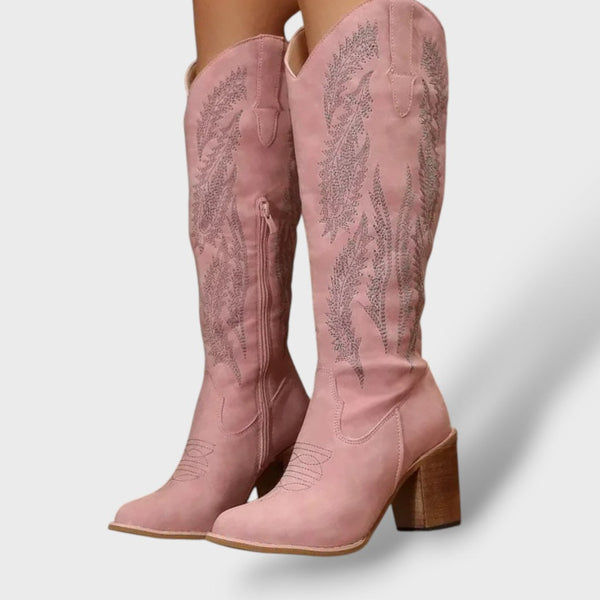 Women's Block-Heel Cowboy Boots