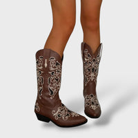 Women's Pointed-Toe Embroidered Cowboy Boots