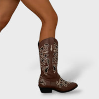 Women's Pointed-Toe Embroidered Cowboy Boots