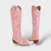 Women's Pointed-Toe Tall Western Boots