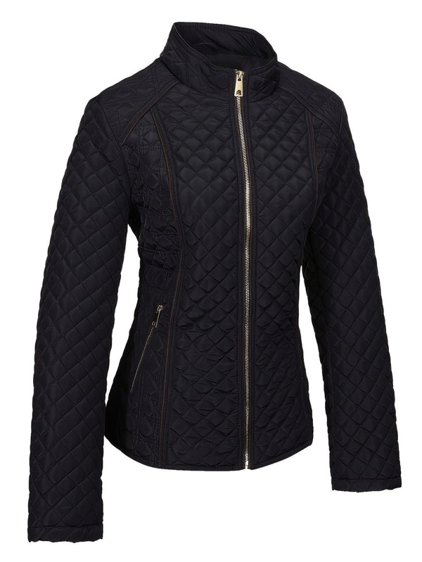 Zola | Quilted Jacket with Stand Collar for Women
